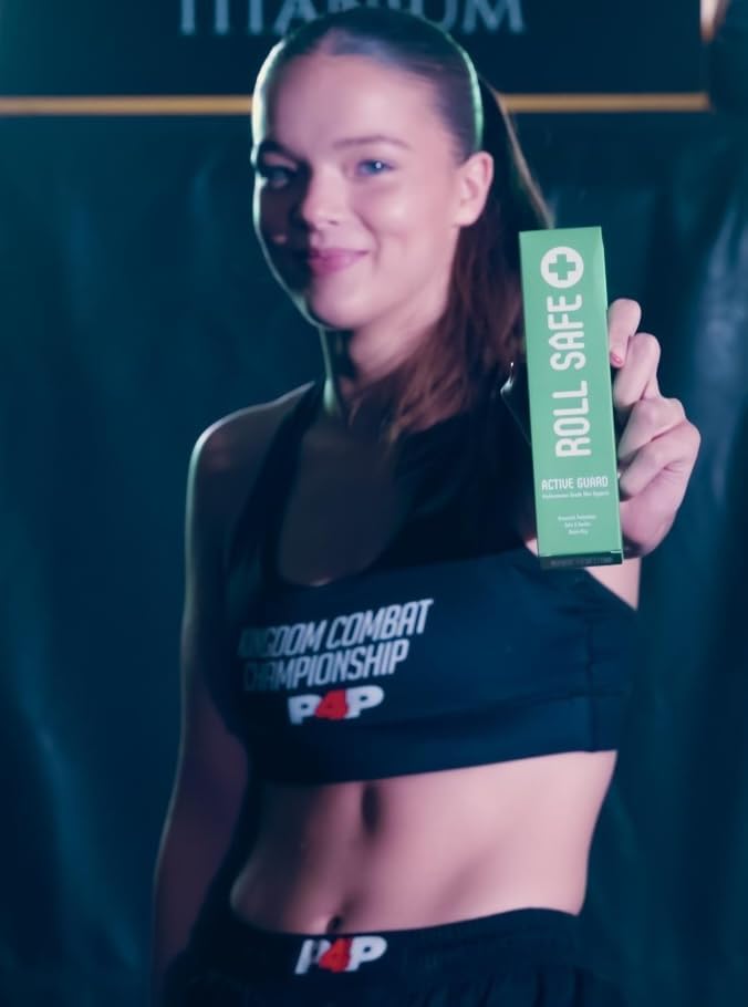 Roll Safe Active Guard Skin Hygiene Spray – Hypochlorous Acid Skin Cleanser for BJJ, MMA, Wrestling, Grappling – Quick Dry, Non Sting, Fragrance Free, pH Balanced – 150ml