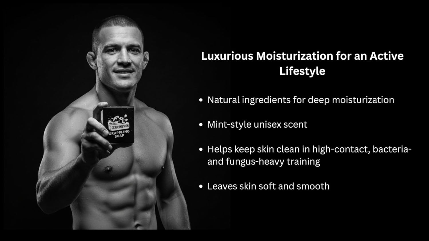 BJJ Defense Soap – Natural Antifungal & Antibacterial Soap with Tolnaftate, Peppermint, Eucalyptus & Tea Tree Oil