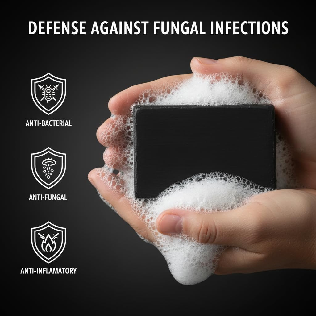 BJJ Defense Soap – Natural Antifungal & Antibacterial Soap with Tolnaftate, Peppermint, Eucalyptus & Tea Tree Oil