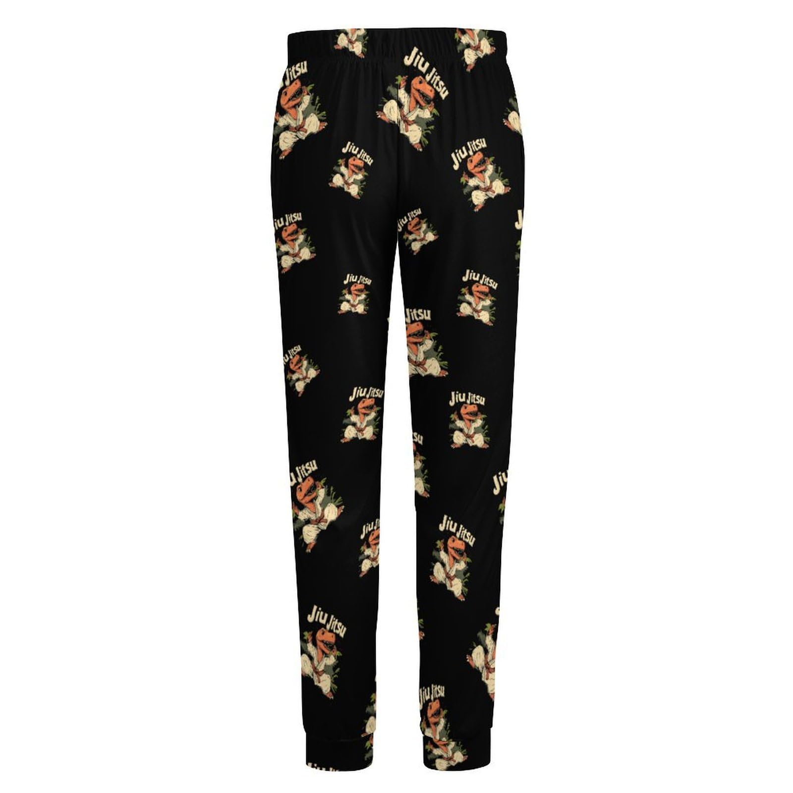 Jiu Jitsu Dinosaur Men's Pajama Pants Lightweight Pjs Bottoms Lounge Pants Sleepwear Soft