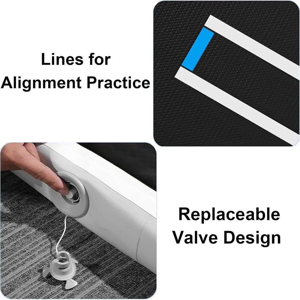 10x10 ft Inflatable Wrestling Mat, 4 Inch Thick Tumbling Mat with Electric Pump, Portable Wrestling Mats for Home Use, for BJJ Boxing Cheerleading Yoga Gymnastics