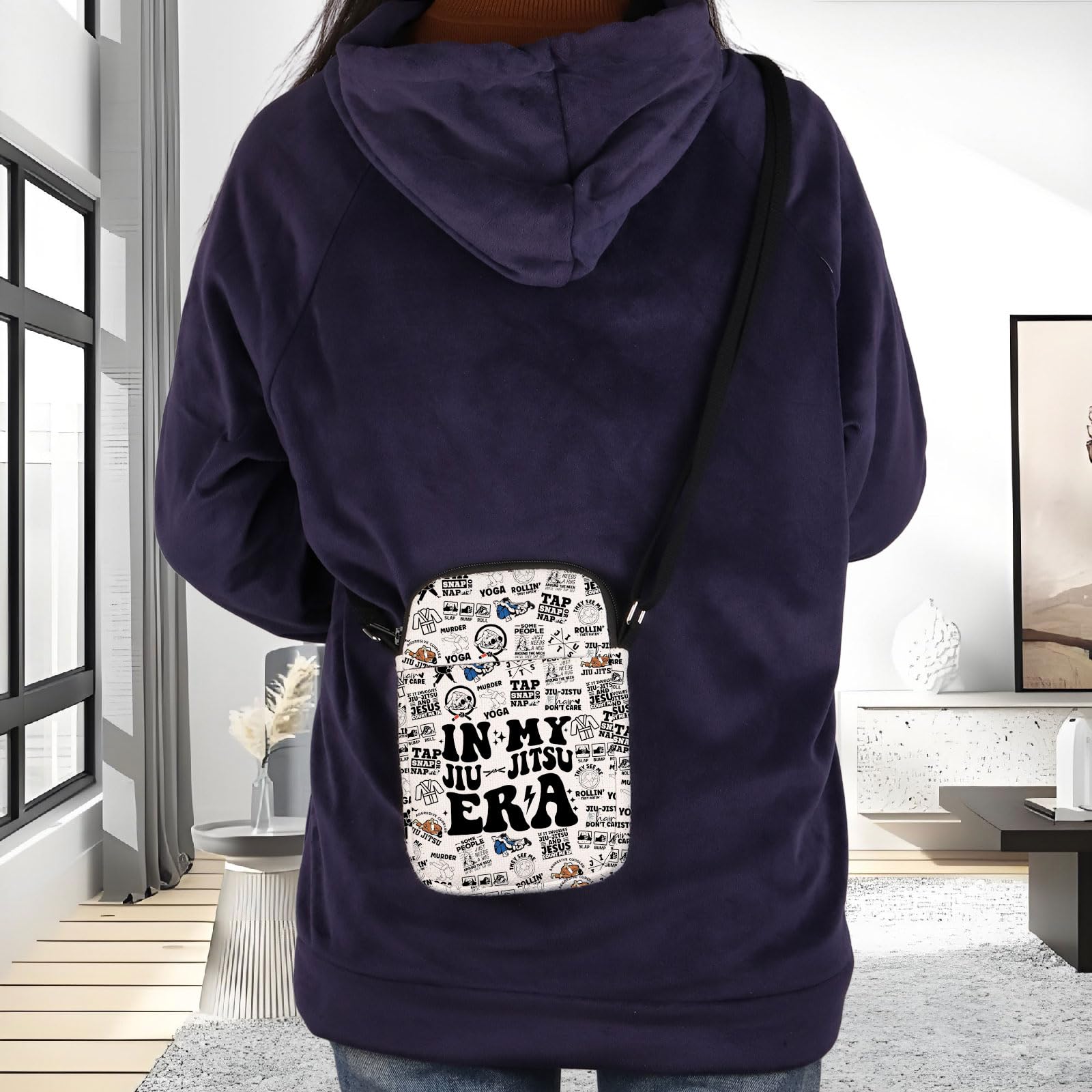 Combat Sport Crossbody Bag Brazilian Jiu Jitsu Gift BJJ Lover Gift Jiu Jitsu Player Gift