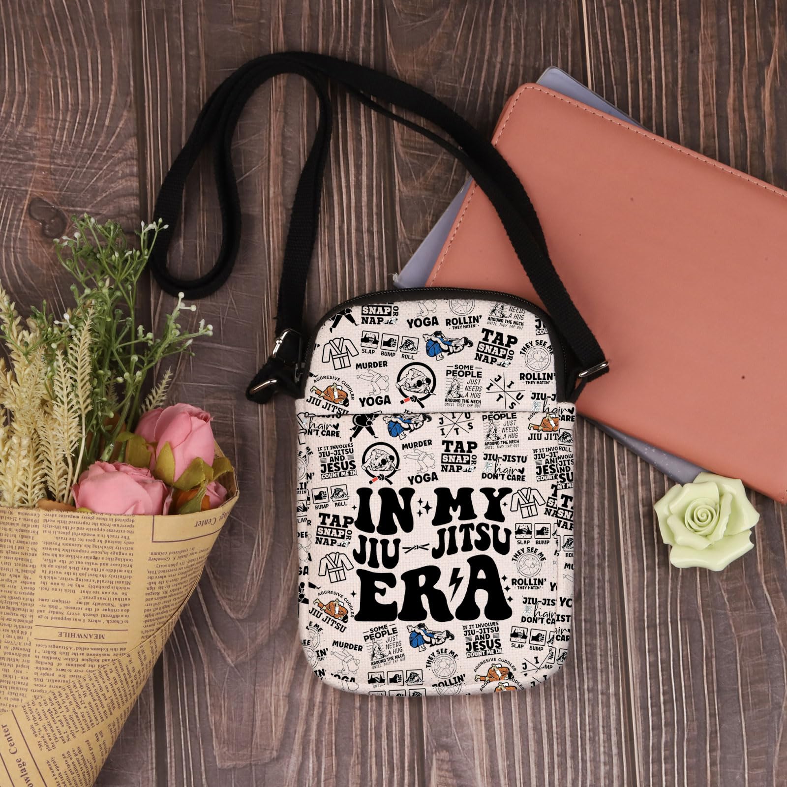 Combat Sport Crossbody Bag Brazilian Jiu Jitsu Gift BJJ Lover Gift Jiu Jitsu Player Gift